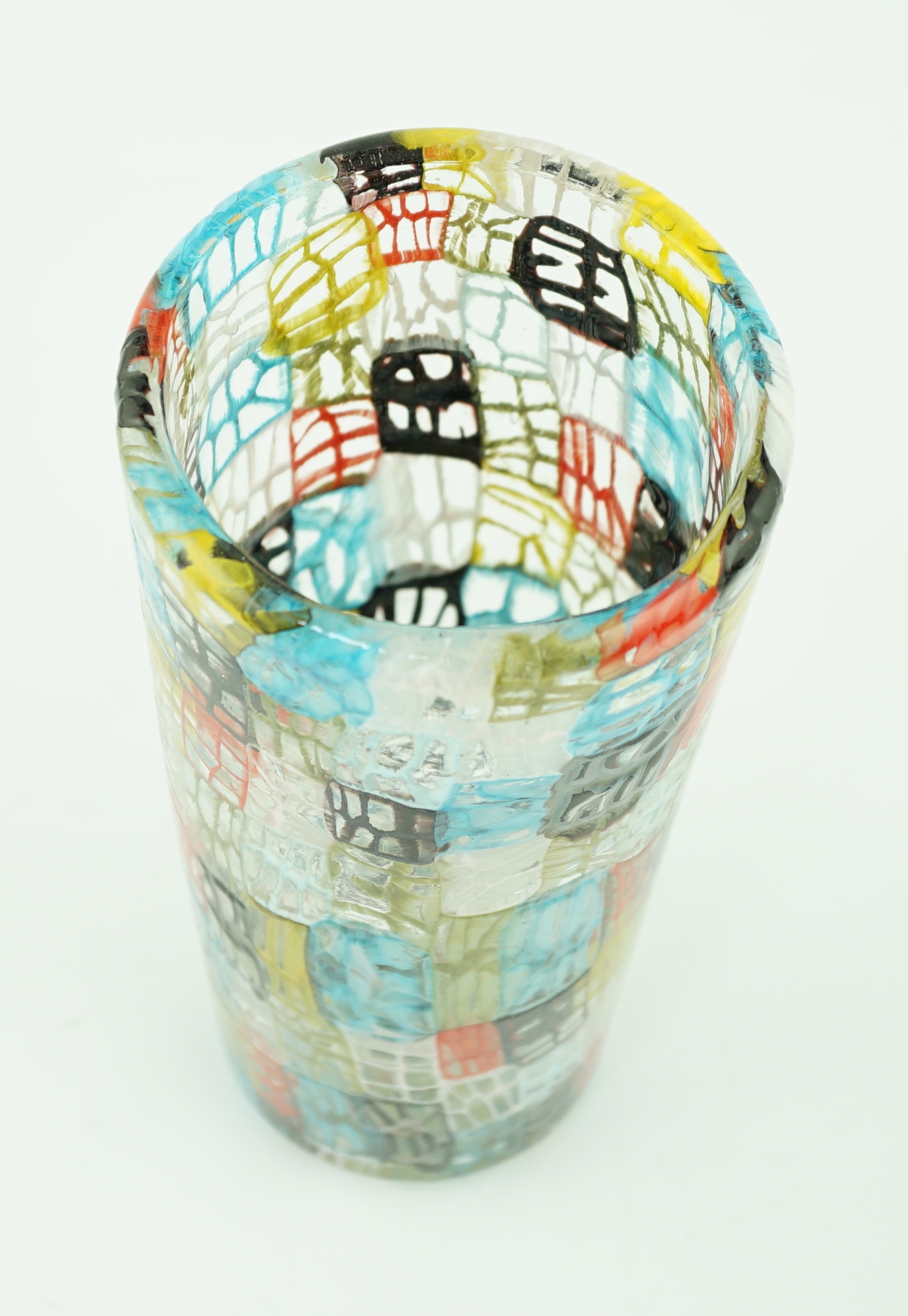 Vittorio Ferro (1932-2012), a Murano glass Murrine vase
